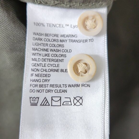 TOMMY BAHAMA | Mission Beach Shirt Blouse green Tencel Sz XL - Picture 6 of 6